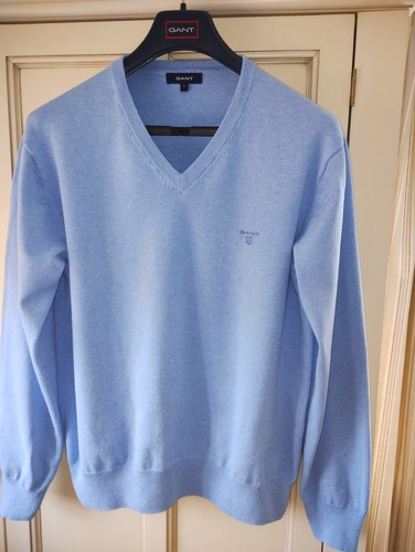 Men gant pale - pale, blue