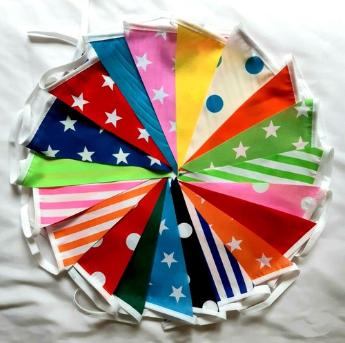 Fabric bunting carnival - fabric,