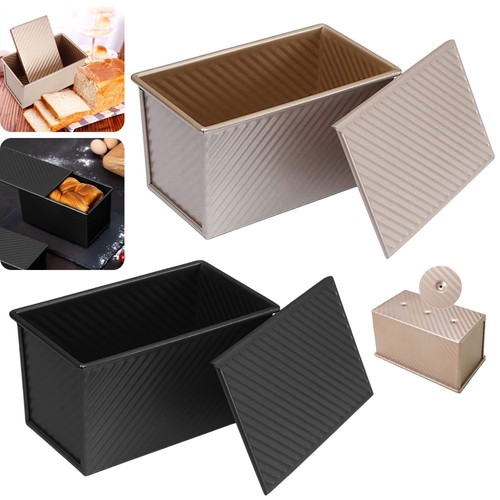 Rectangle non stick toast box - non-stick,