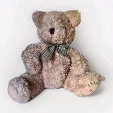 Vintage House of Fraser Bear 1997 Soft Plush Fraser Teddy With Bow