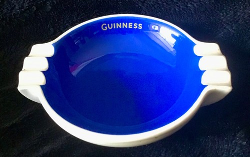 Guinness ceramic ashtray - guinness,