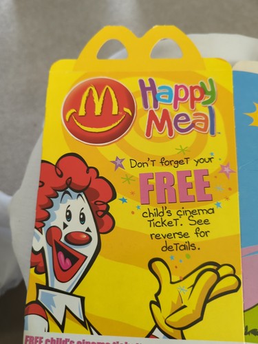 Mcdonald happy meal - box,