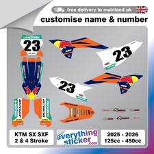 CUSTOM KTM MX Graphics Kit