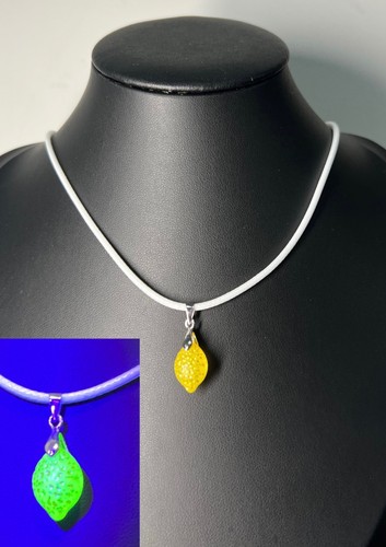 Uranium vaseline glass - glass, lemon