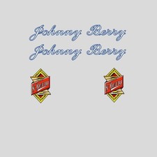Johnny Berry Bicycle Frame Decals - Transfers - n.30