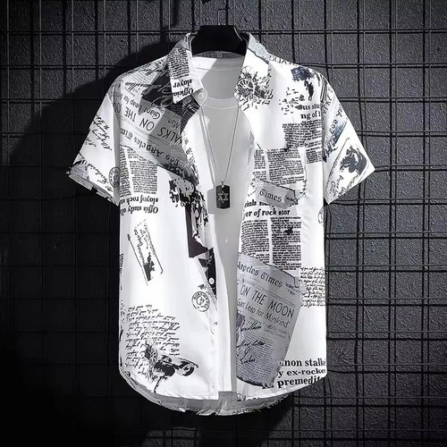 Men short sleeve hawaiian - sleeve,