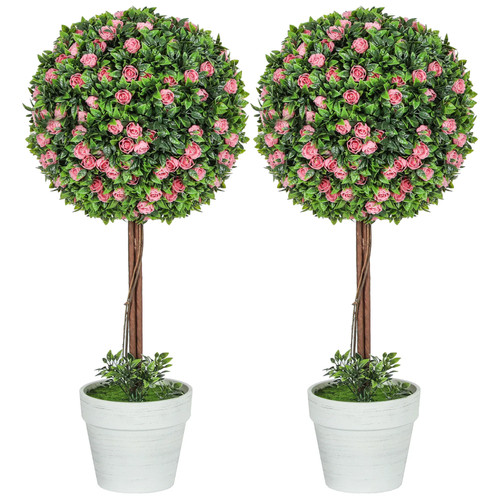 60cm artificial ball topiary - artificial,