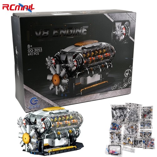 Working engine model kit - working, v8