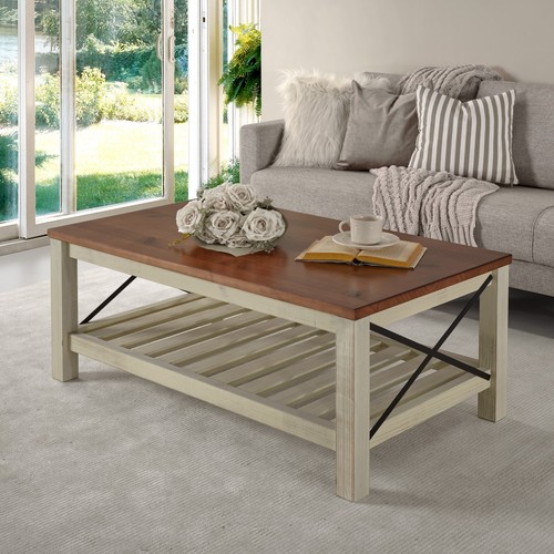 Cottage coffee table white - cottage,