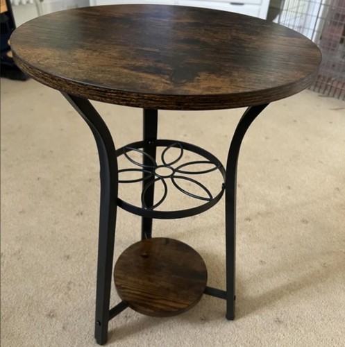 Vintage small round side - small,