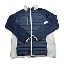 Sunderland of Scotland Zermatt Technical Golf Insulated Jacket Mens Blue Grey L