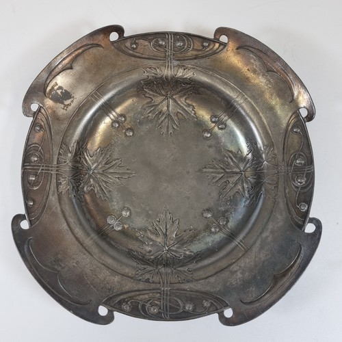 Antique art nouveau pewter - art,