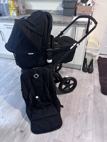 Bugaboo fox black 1 pram - bugaboo, n