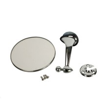 JAGUAR MIRROR LUCAS STYLE CIRCULAR HEAD WITH CONVEX UNTINTED MIRROR SBS1311
