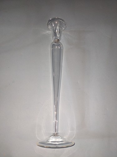 Tall hand blown clear - 13.5",