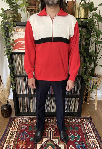 Vintage 1970s red white - 1970s,
