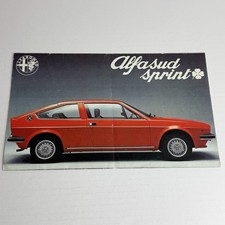ALFA ALFASUD SPRINT /folder brochure / 8p / 1976 / NL Dutch / used cond.