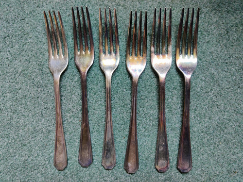 Dinner forks set - dinner, 6