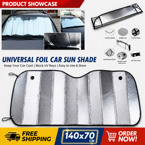 Universal folding foil - folding, sun