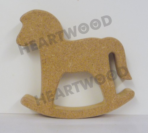 Rocking horse shape mdf - horse,