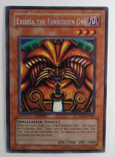 Exodia the forbidden one - one,