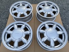 14" MAZDA MX5 Mk1 4x100 DAISY EUNOS ALLOYS WHEELS REFURBISHED & CENTRE CAPS x4