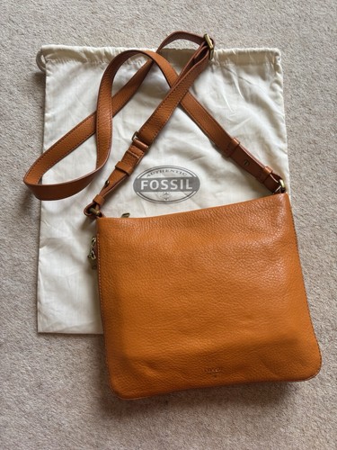 Fossil crossbody bag orange - fossil,