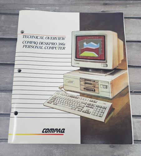 Vtg 1989 compaq deskpro 386s - vtg,