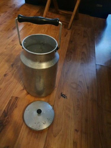 Milk churn british aluminium - milk,