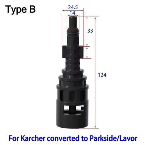Pressure washer lance adapter - pressure,