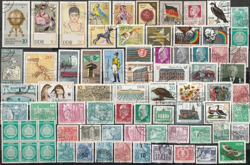 Lot stamps gdr rda - lot, east