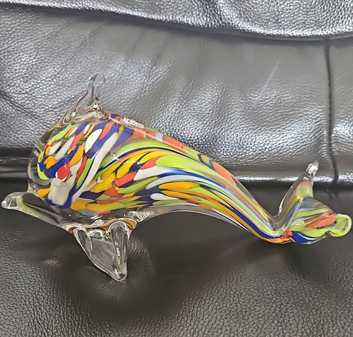 Mdina art glass multicoloured - glass,