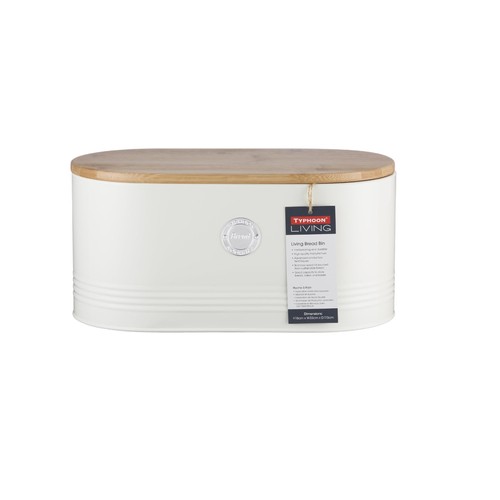 Large cream bread bin 5l - large,