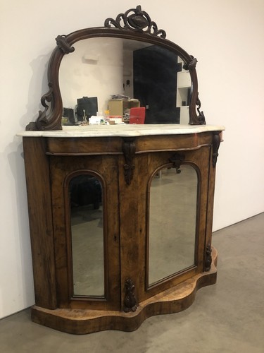 Victorian chiffonier sideboard - chiffonier,