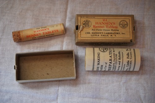 Vintage hansen rennet - vintage,