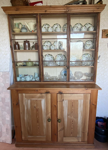 Antique stripped pine - , glazed