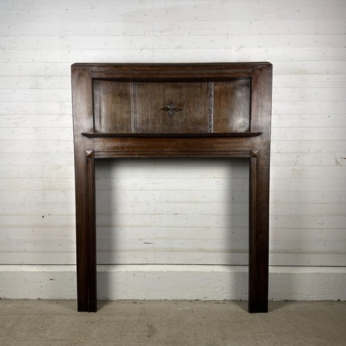 Tall antique deco oak - tall,