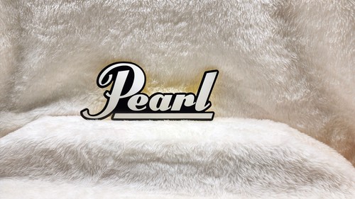 Pearl drums sticker white - pearl,