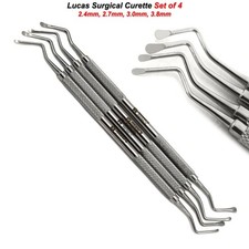 Dental Lucas Curette Surgical Bone Curettes Periodontal Oral Surgery Curettage