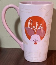Disney Authentic 12 oz Piglet Balloons Pink Latte Mug
