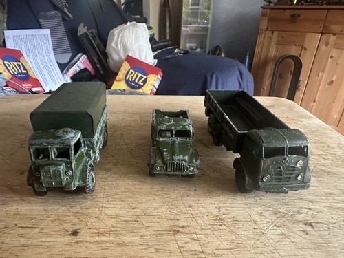 Dinky joblot military trucks - joblot,