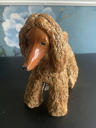 Afghan hound dog toy figure - dog,