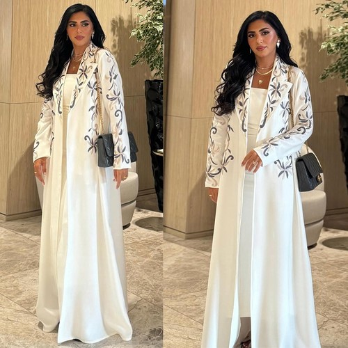 Dubai open kimono abaya muslim - open,