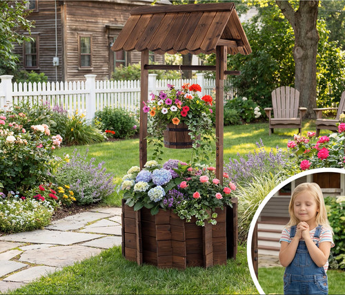 Large rustic wooden - rustic,