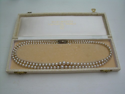 Mikimoto cultured pearl double - mikimoto,