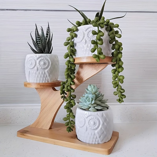Desktop plant stand pots - stand,