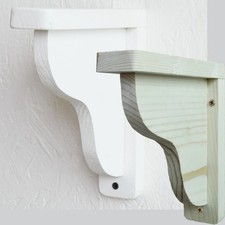 10, 13, 15, 18, 20, 25, 30 cm Eco Friendly Natural Wooden Shelf Bracket Gallows