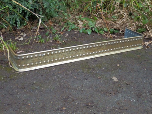 Brass fender fire surround - brass,