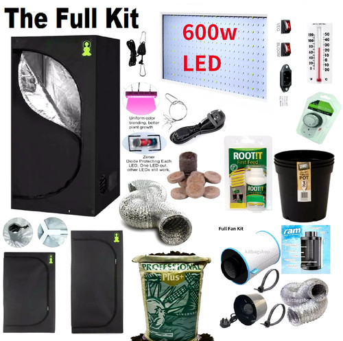 Complete 600w led grow tent - 600w,