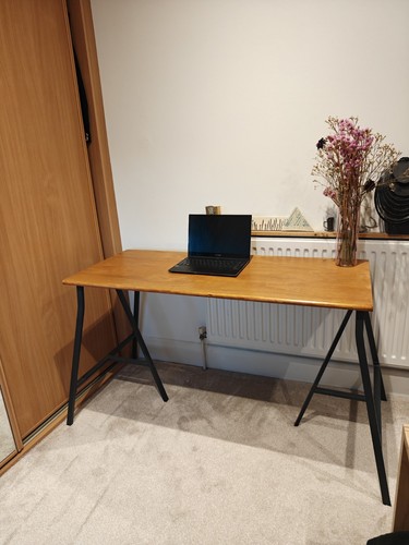 Plywood home office desk - plywood,